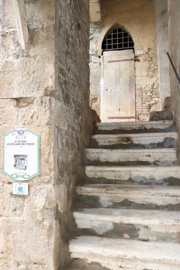 La Casa Del Teatro Apartamento Campiglia dʼOrcia Exterior foto